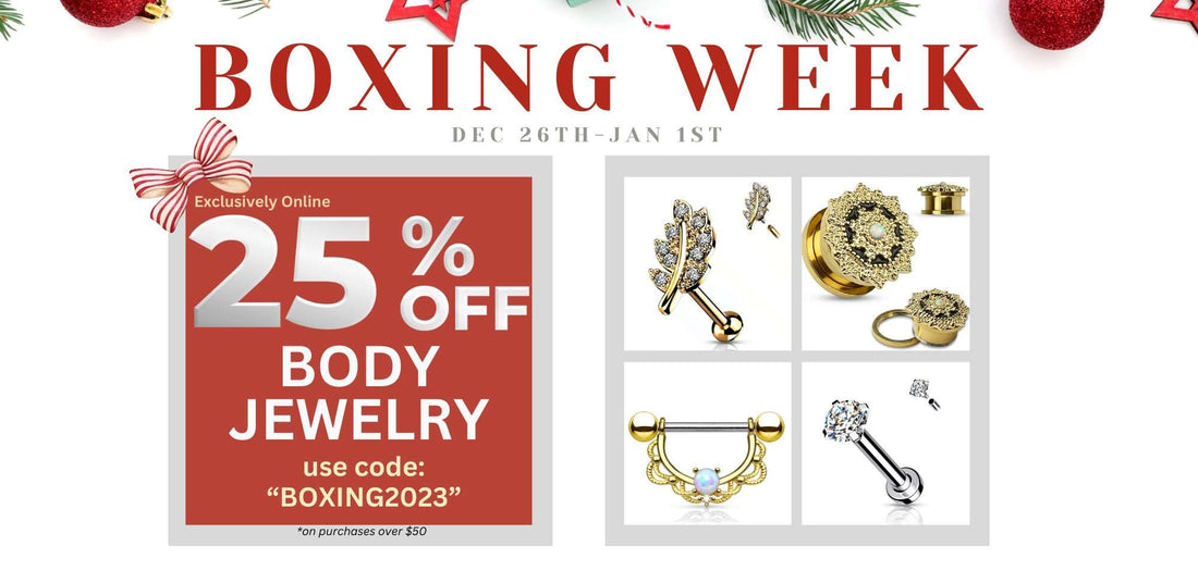 Boxing Week - Body Jewelry