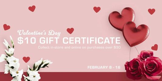 Valentine’s Day $10 Gift Certificate