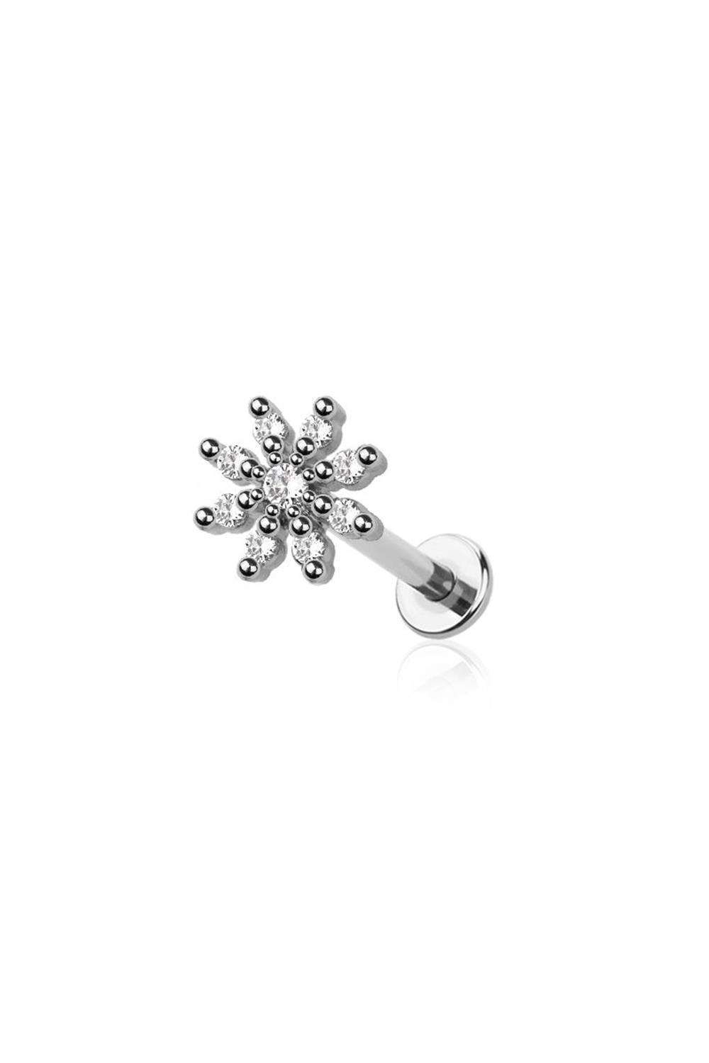 PREMIUM Flower Labret 16G