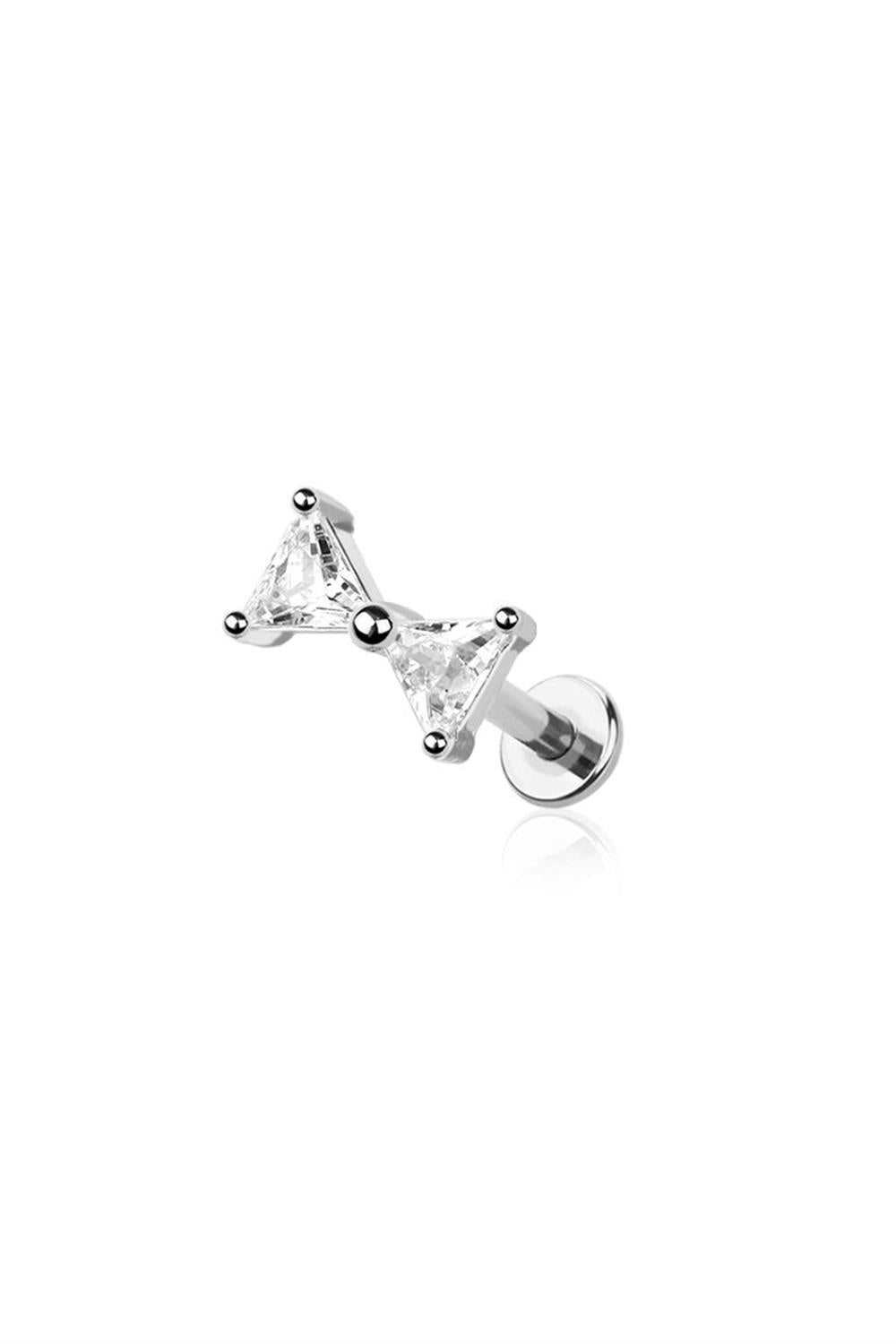 PREMIUM Crystal Bow-Tie Flat Back 16g