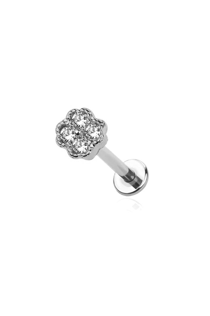 PREMIUM Claw-Set Crystal Clover Flat Back 16g