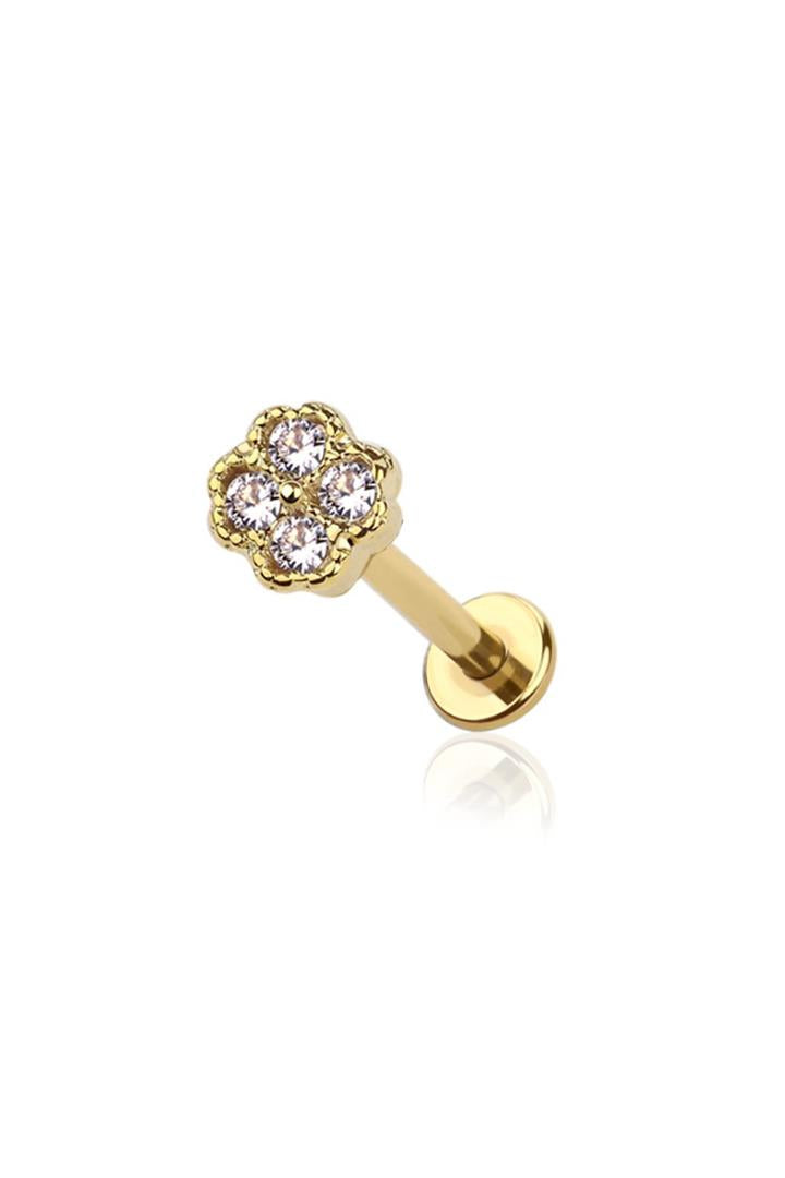 PREMIUM Claw-Set Crystal Clover Flat Back 16g