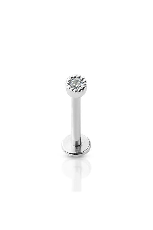 PREMIUM Studded Circle Crystal Flat Back 16g
