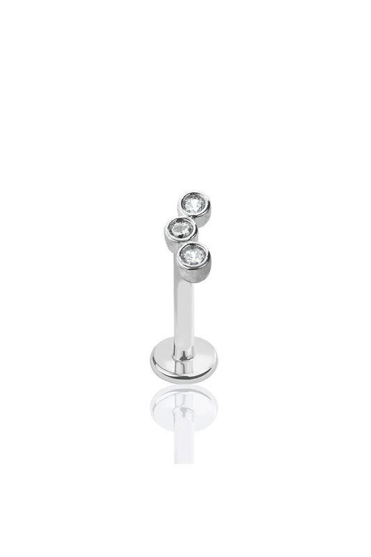 PREMIUM Triple Bezel-Set Crystal Flat Back 16g