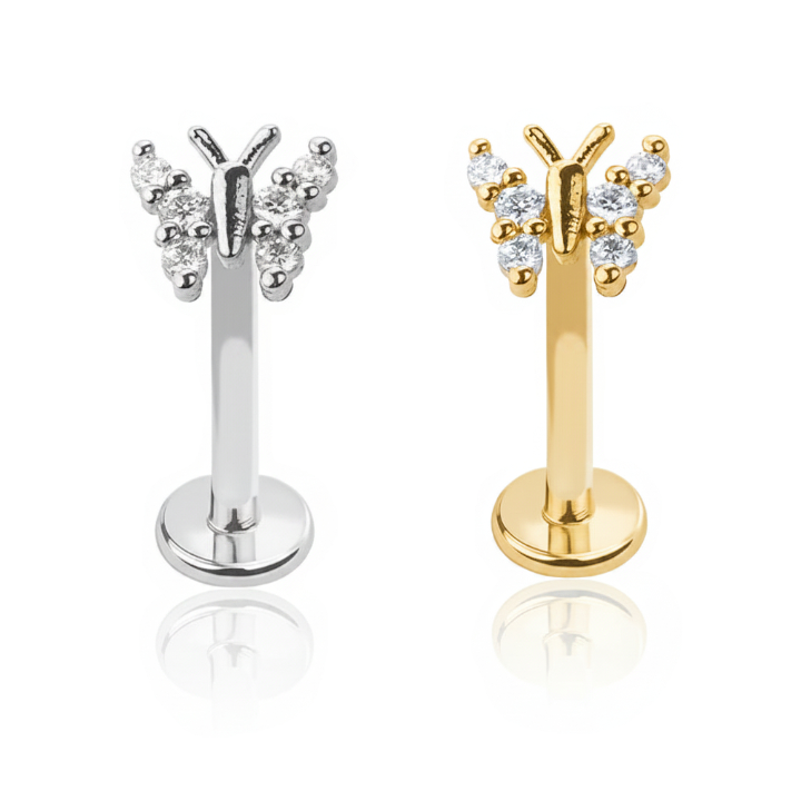 Claw-Set Crystal Butterfly Flat Back 16g