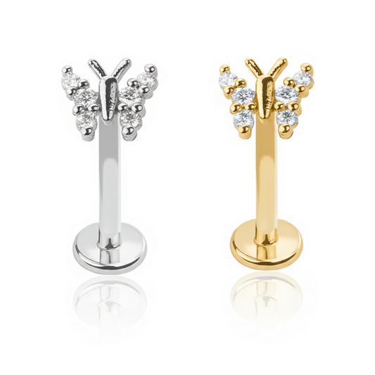 Claw-Set Crystal Butterfly Flat Back 16g