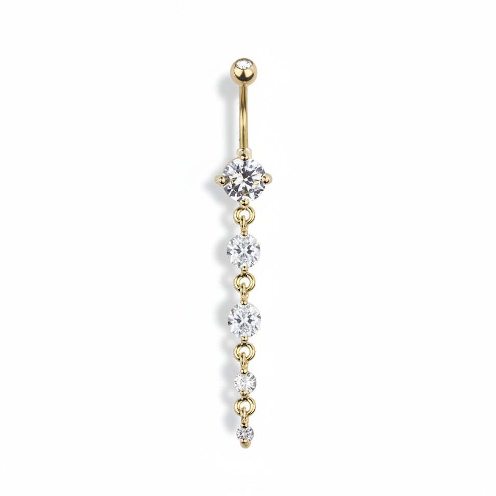 Linear Glow Navel Dangle 14g