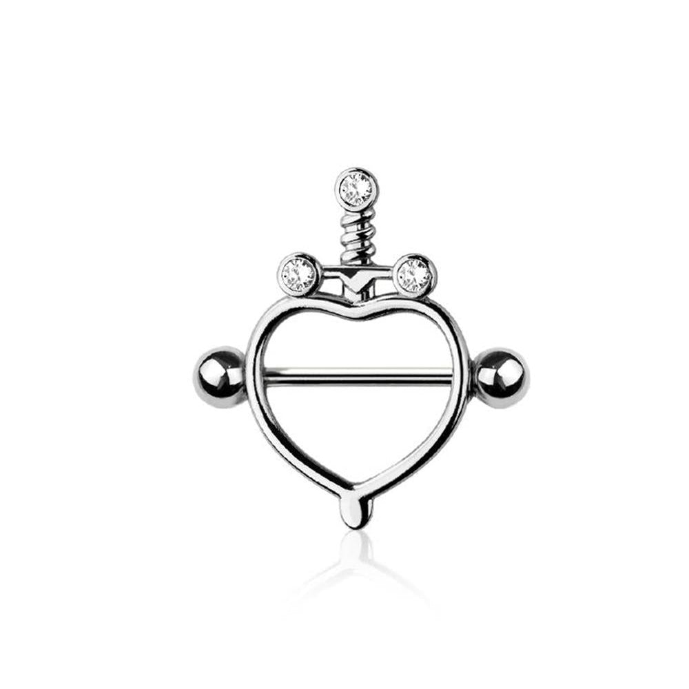 Heartbreaker's Blade Nipple Shield 14g