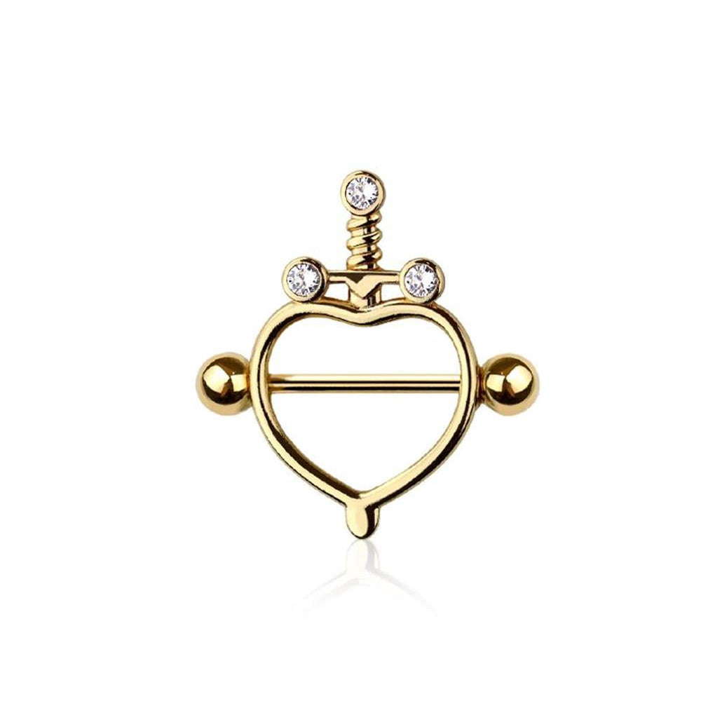 Heartbreaker's Blade Nipple Shield 14g