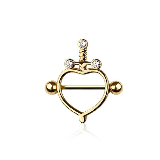 Heartbreaker's Blade Nipple Shield 14g