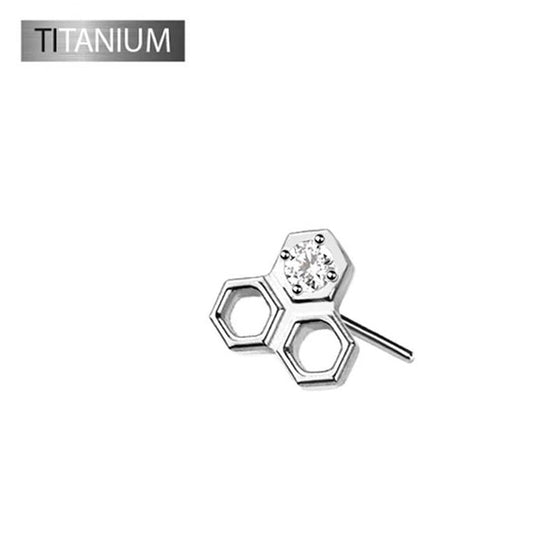 Premium G23 Titanium Honeycomb Luxe Threadless Top
