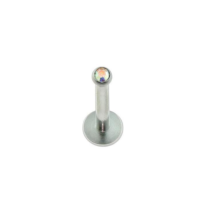 Internally Threaded Crystal Flat Back 16g