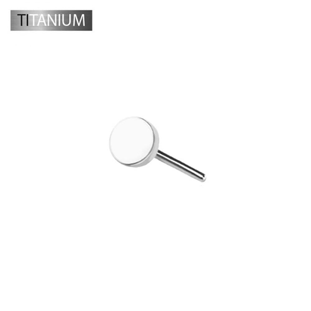 Premium G23 Titanium Flat Disc Simple Threadless Top