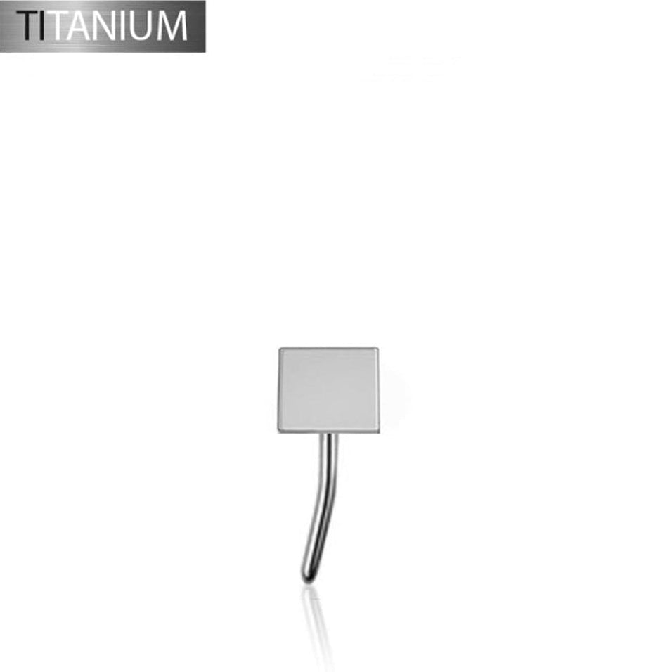 Premium G23 Titanium Square Simple Threadless Top