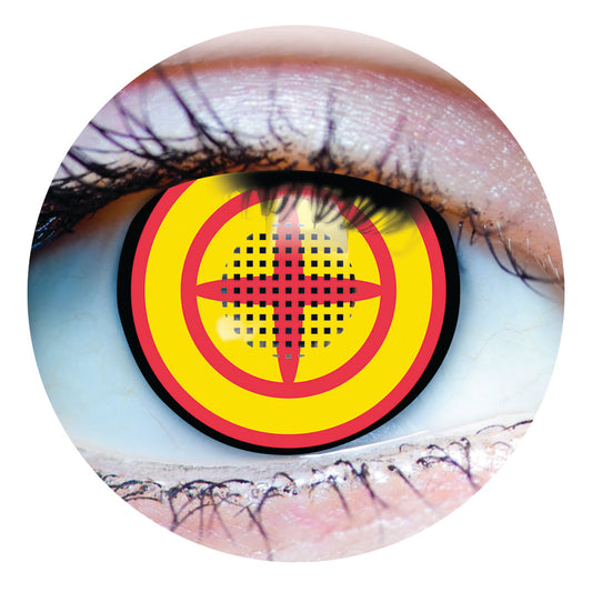 Power Yellow & Red Cosplay - Primal Contact Lenses