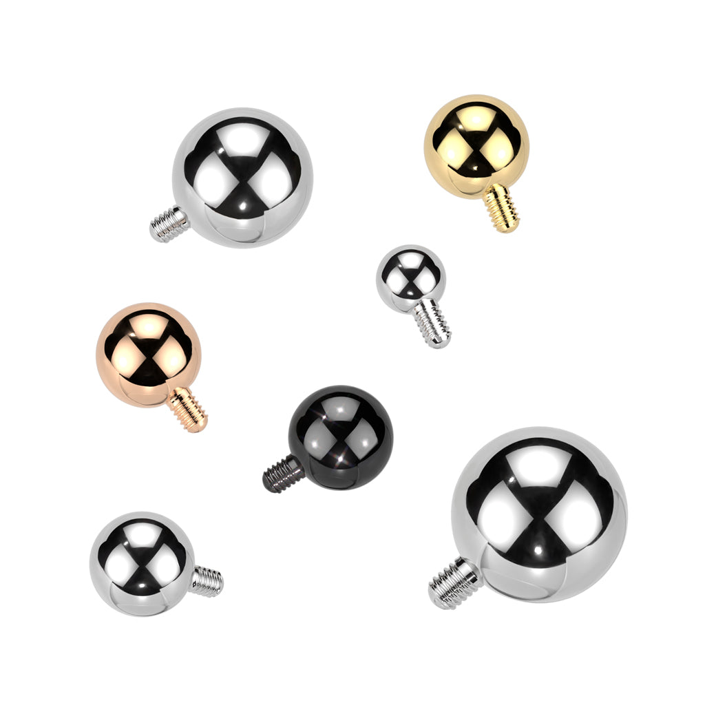 Premium G23 Titanium Internally Threaded Bead 16g-14g