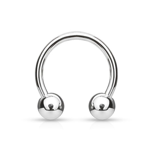 Premium G23 Titanium Circular Barbell Externally Threaded