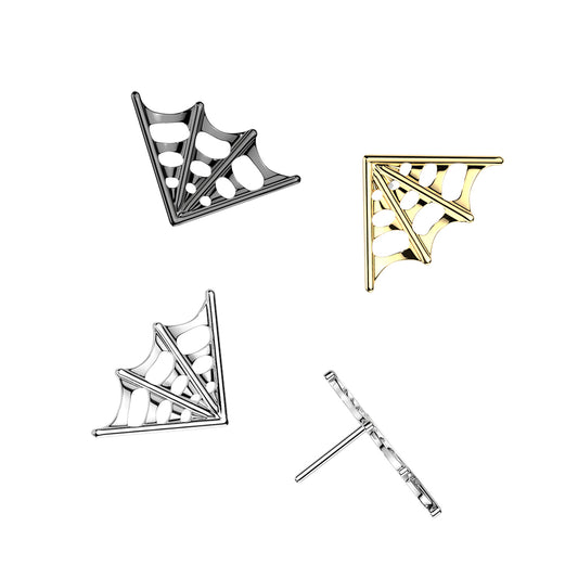 Premium G23 Titanium Spider Web Fancy Threadless Top