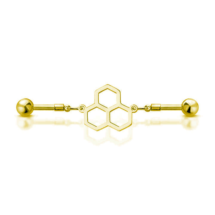 Premium Hive Industrial Barbell 14g