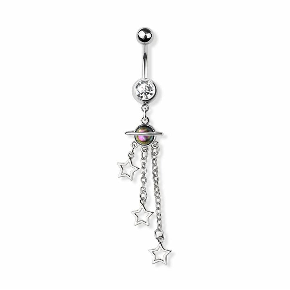 Cosmic Cascade Navel Dangle 14g