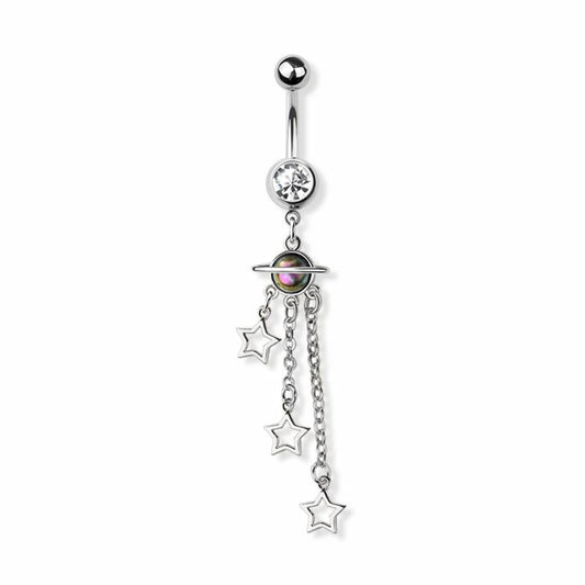 Cosmic Cascade Navel Dangle 14g