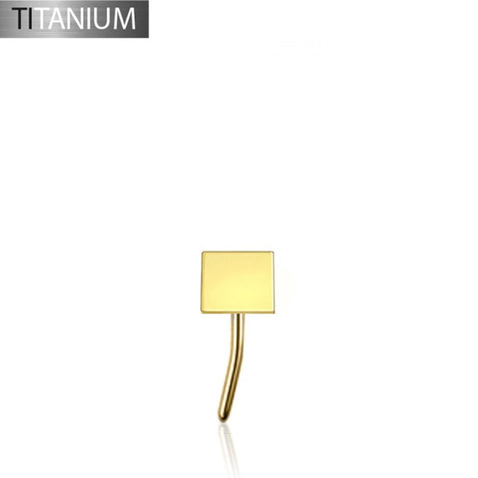 Premium G23 Titanium Square Simple Threadless Top