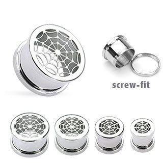 Double Flare Tunnel Circle Spider Tunnels 2g - 5/8"