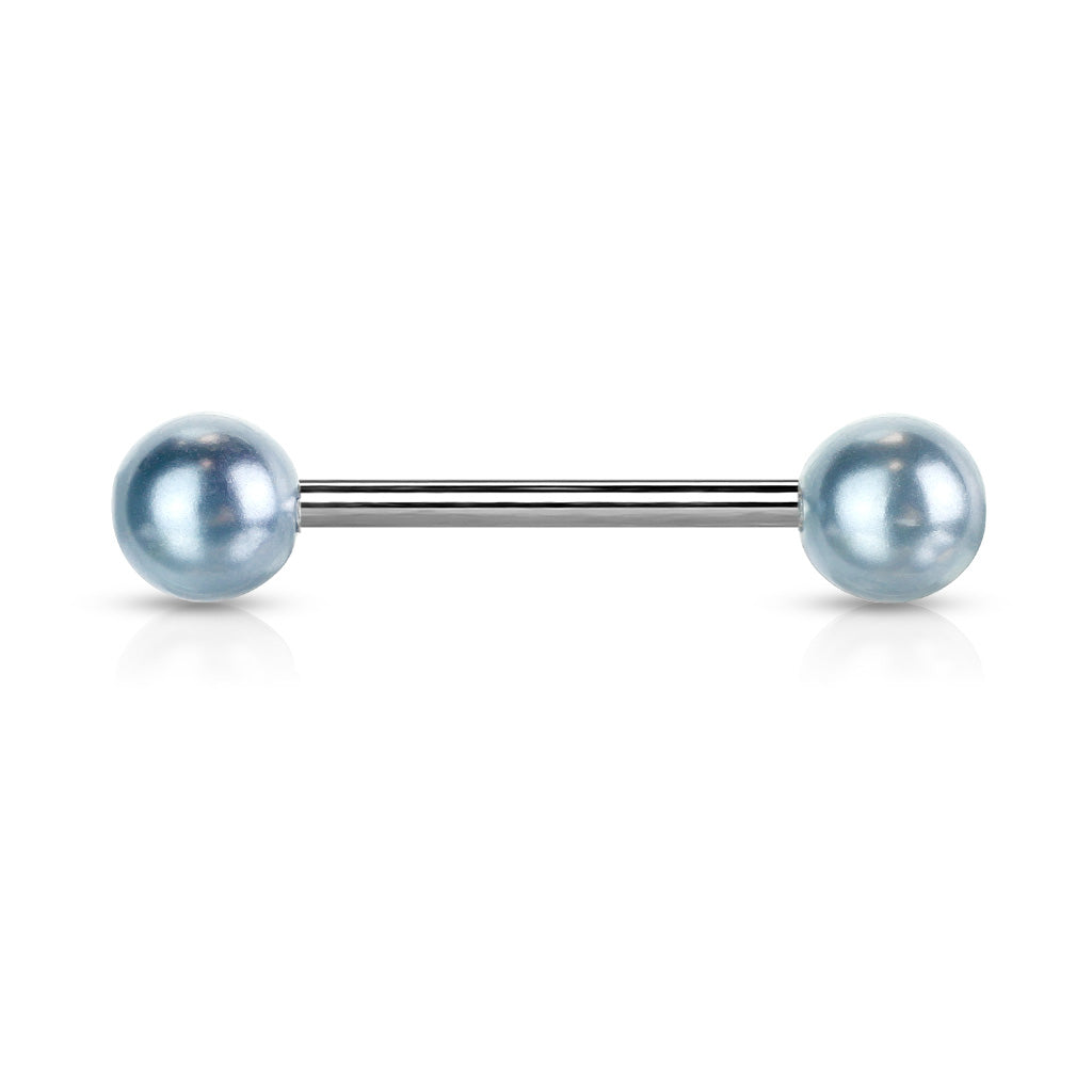 Pearlescent Straight Barbell 14g