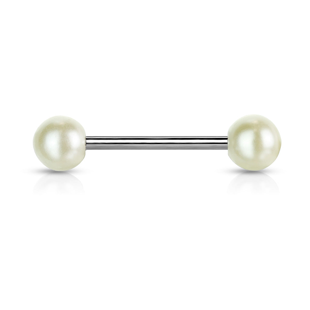 Pearlescent Straight Barbell 14g