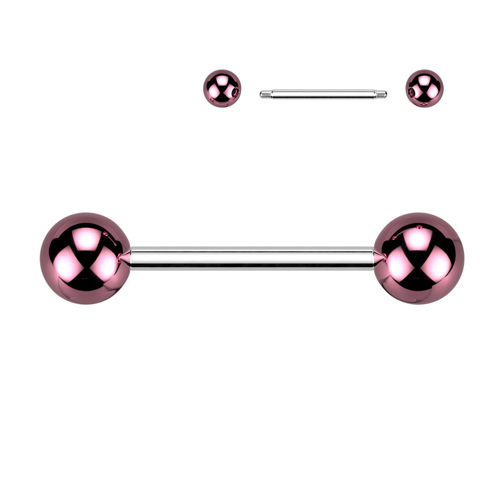 Lucite Gloss Tongue Barbell 14g