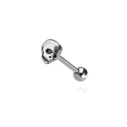 Tongue Steel Cast Skull 2