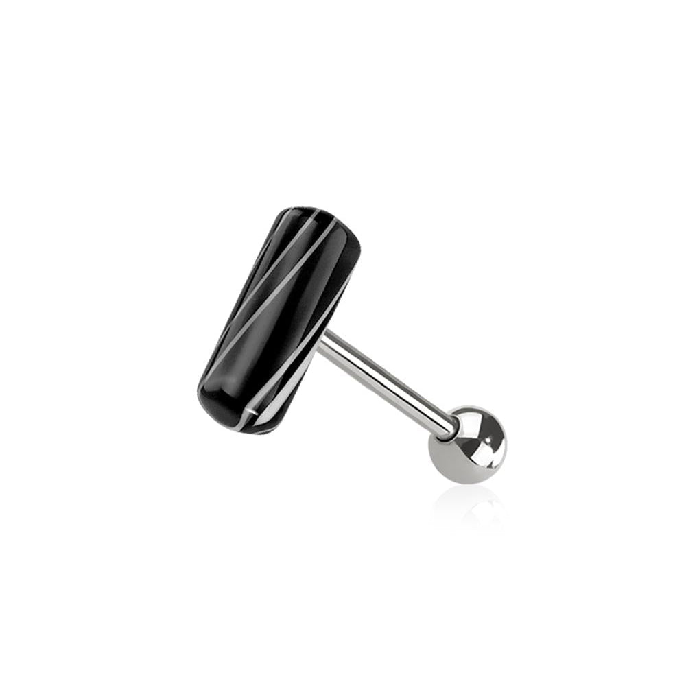 Capsule Bar Tongue Barbell 14g