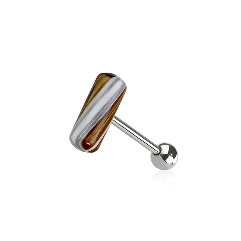 Capsule Bar Tongue Barbell 14g