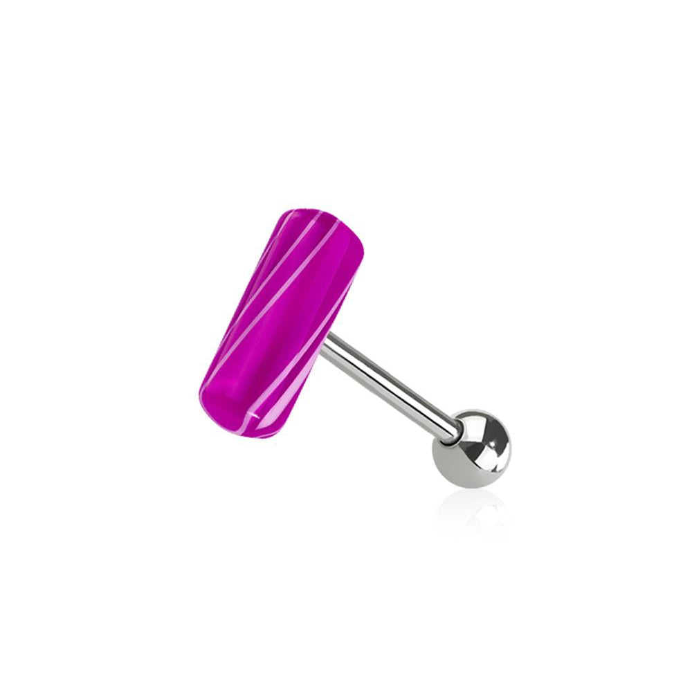 Capsule Bar Tongue Barbell 14g