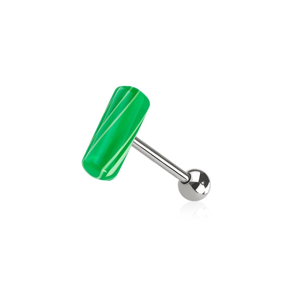 Capsule Bar Tongue Barbell 14g