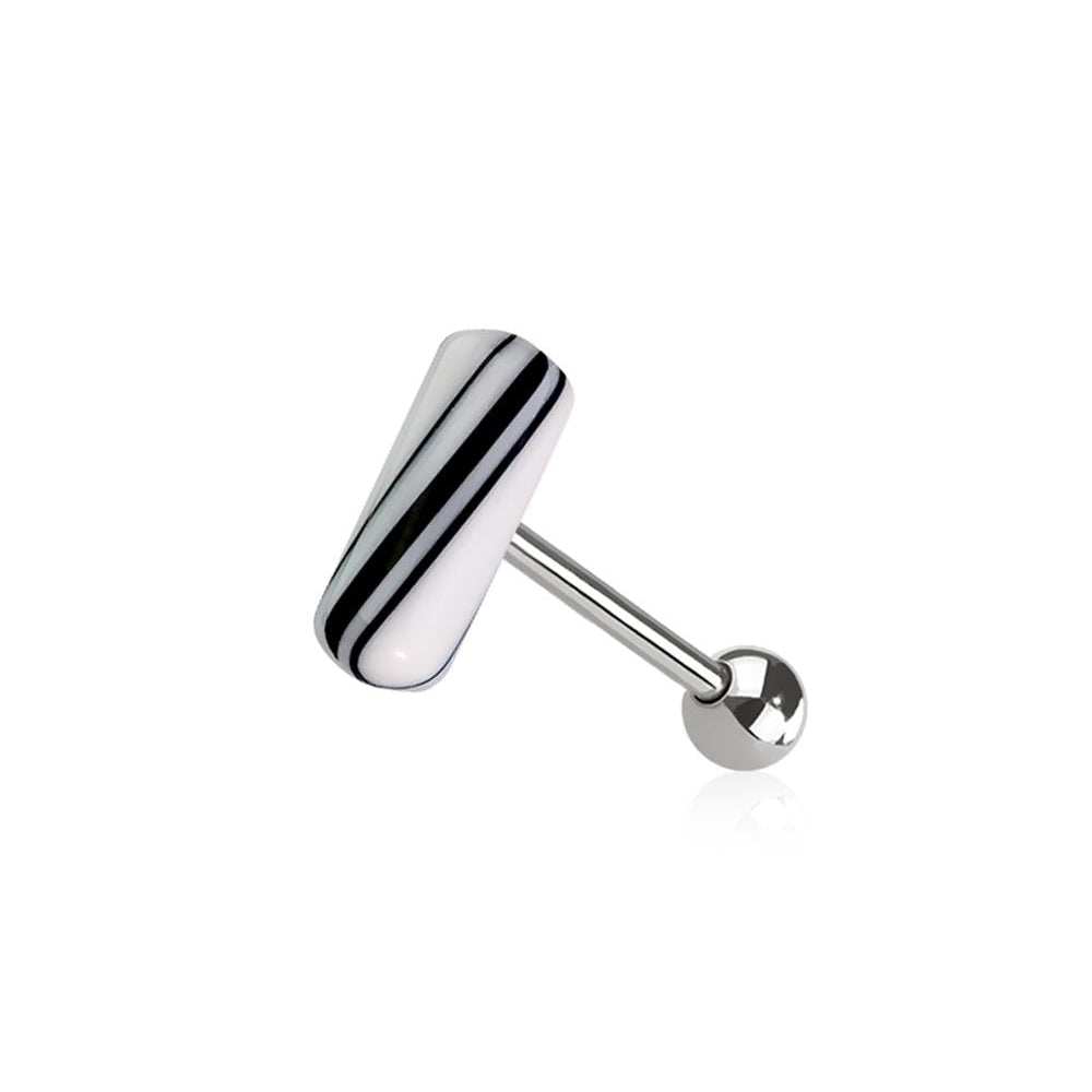 Capsule Bar Tongue Barbell 14g