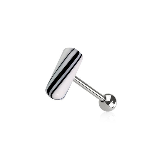 Capsule Bar Tongue Barbell 14g