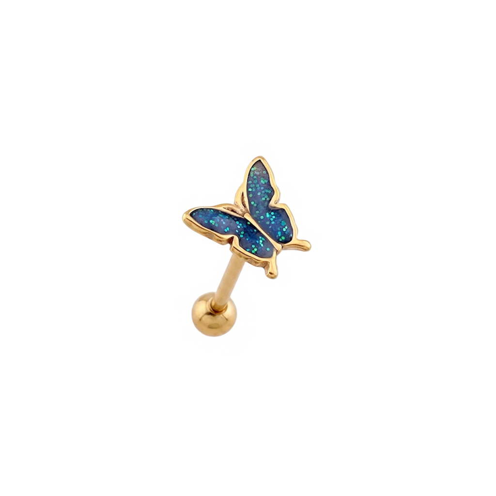 Butterfly Tongue Barbell 14g