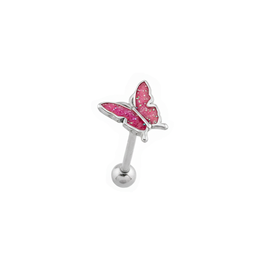 Butterfly Tongue Barbell 14g