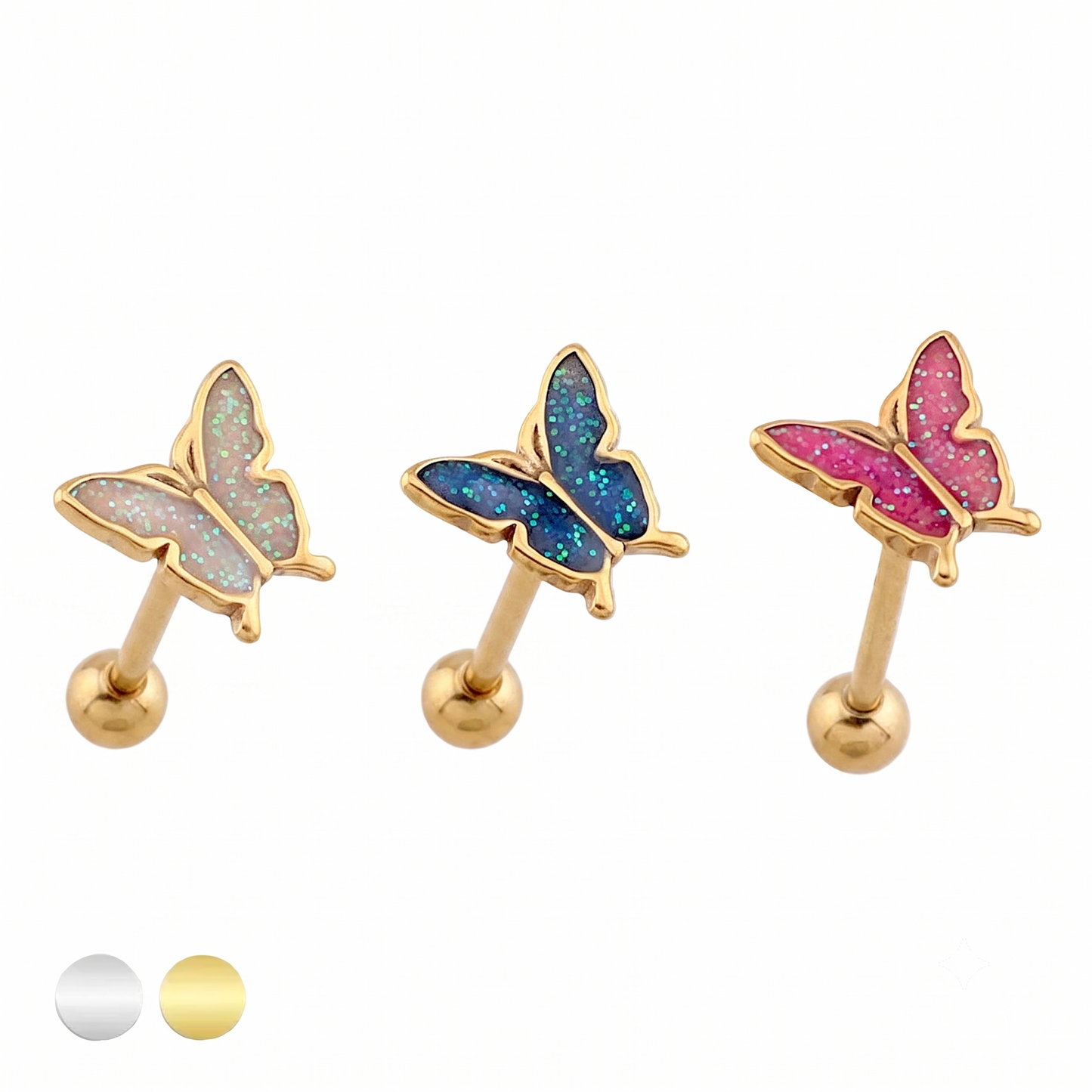 Butterfly Tongue Barbell 14g
