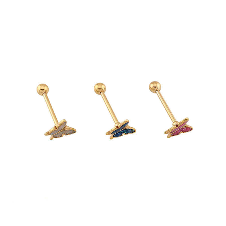 Butterfly Tongue Barbell 14g