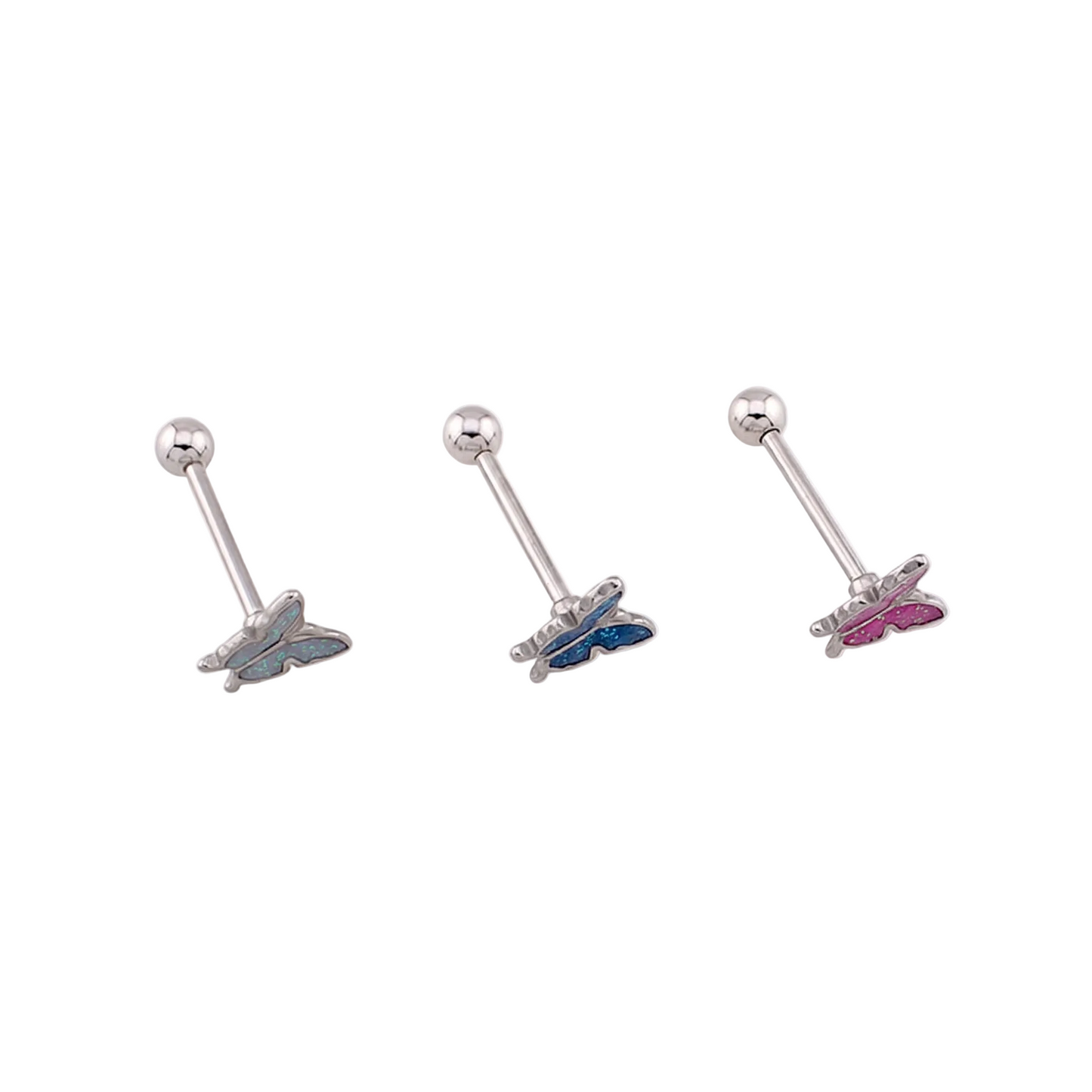 Butterfly Tongue Barbell 14g