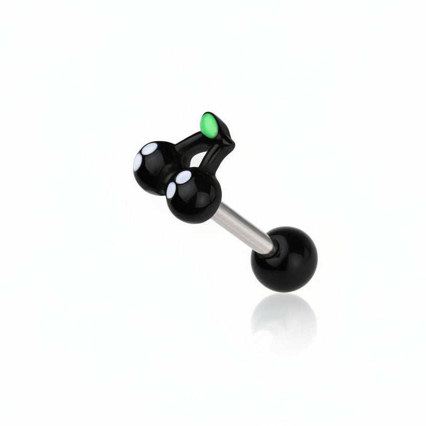 Cherry Tongue Barbell 14g