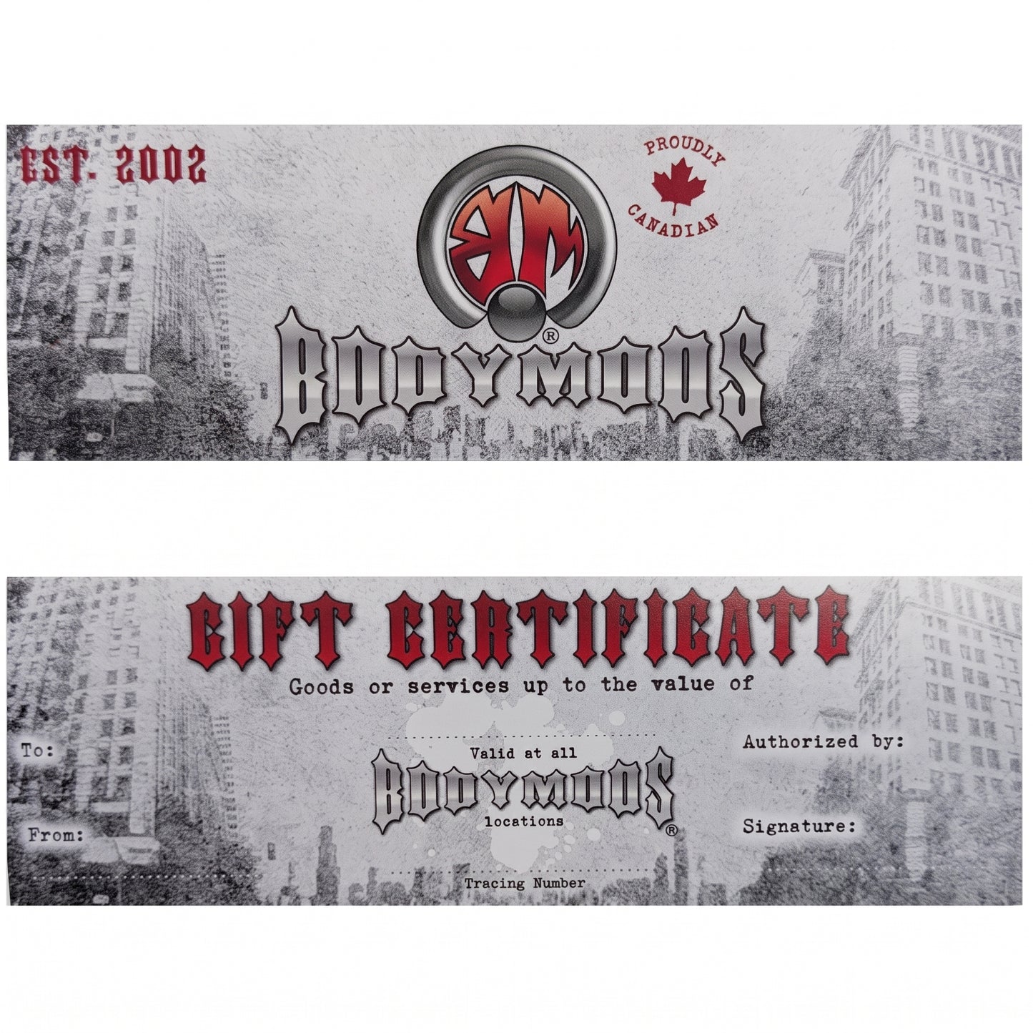 BodyMods Digital Gift Card
