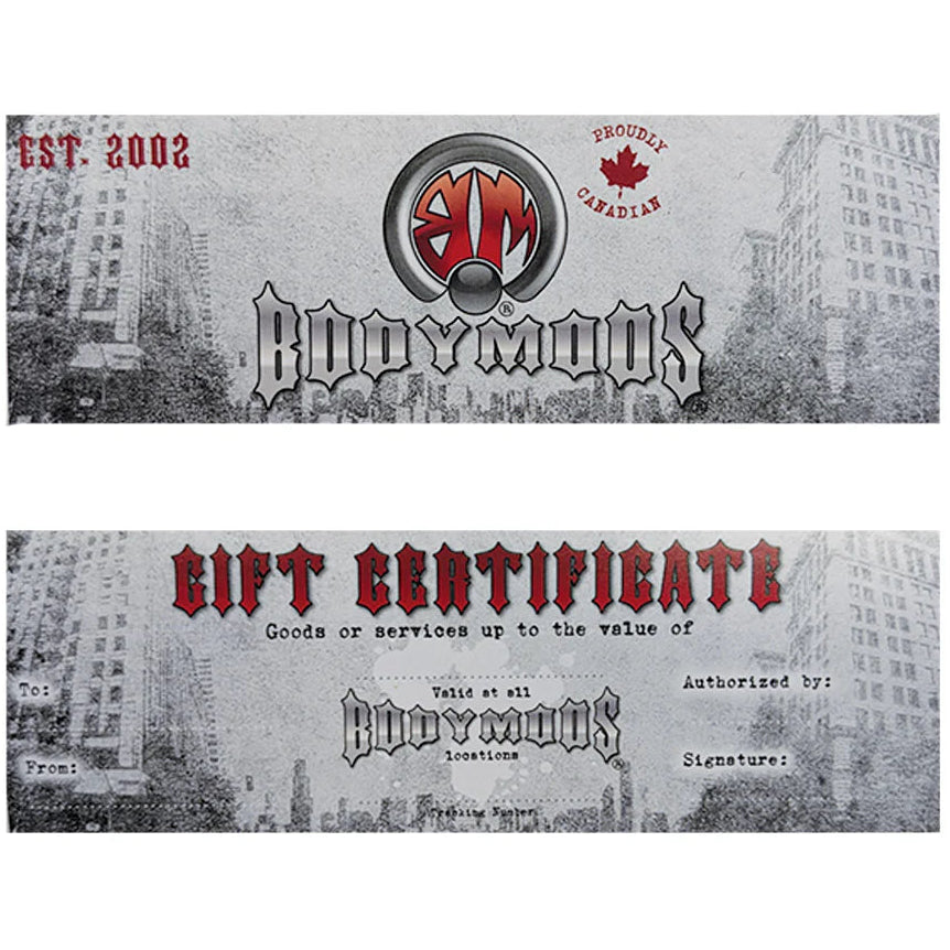 BodyMods Physical Gift Card