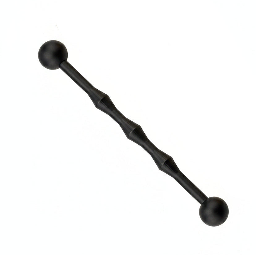 Premium Triple Big Ridge Industrial Barbell 14g