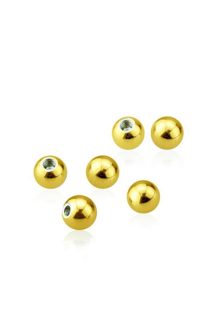 Surgical Steel Externally Threaded Bead 20g - 14g