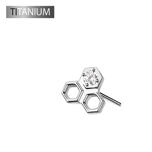 Premium G23 Titanium Honeycomb Luxe Threadless Top