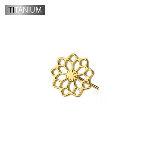 Premium G23 Titanium Rosette Threadless Top