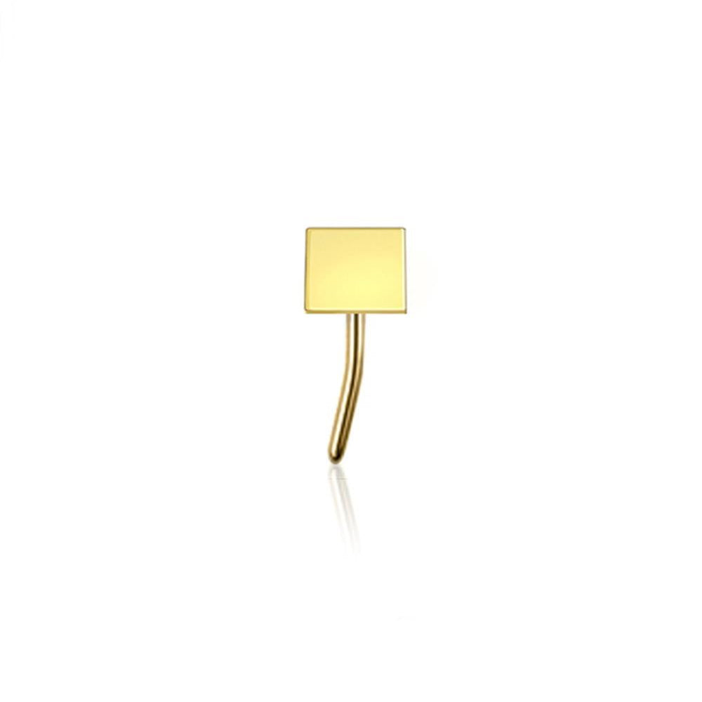 Premium G23 Titanium Small Square Simple Threadless Top
